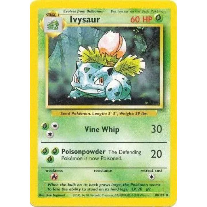 Ivysaur 30/102 - Base Set (Unlimited) - Normal
