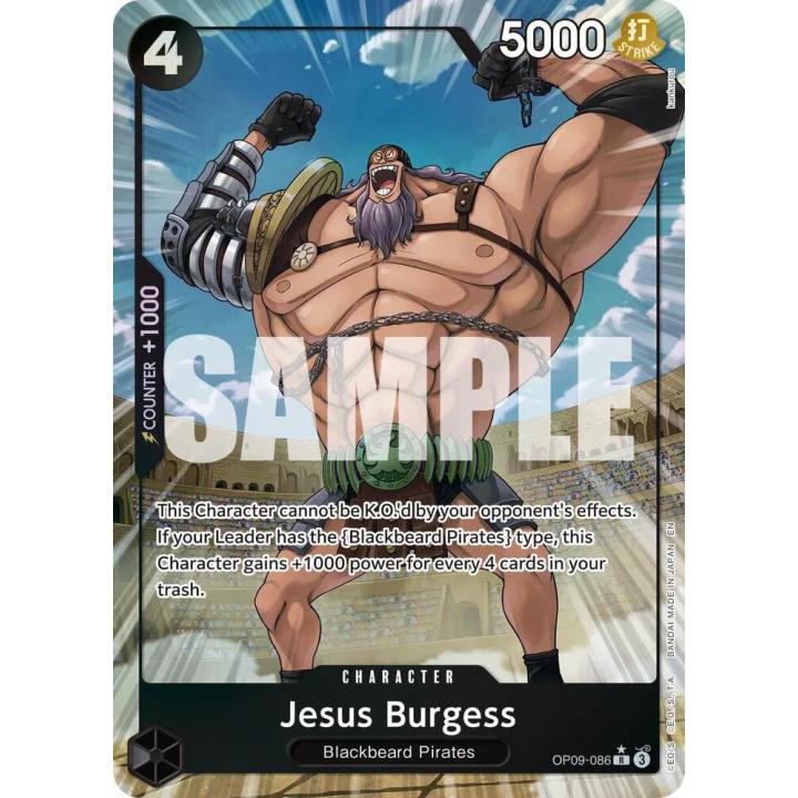 Jesus Burgess (Alternate Art) OP09-086 - The Best Vol.2 - Foil
