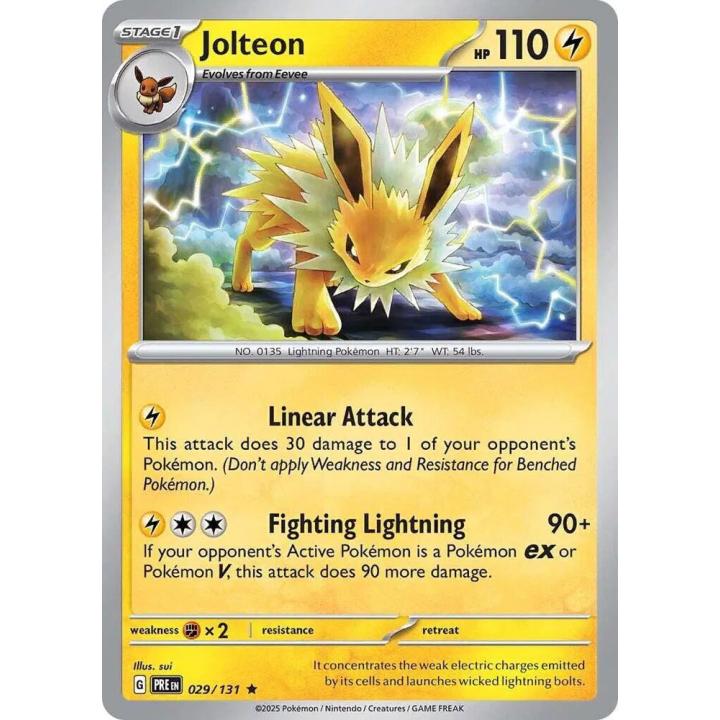Jolteon 029/131 - Prismatic Evolutions - Reverse Holofoil