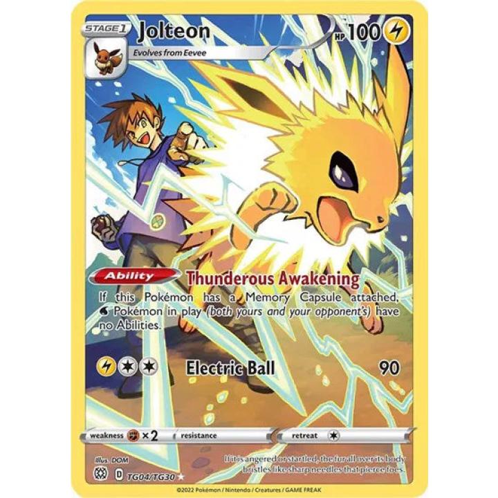 Jolteon TG04/TG30 - Brilliant Stars Trainer Gallery - Holofoil