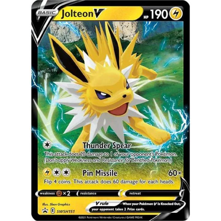 Jolteon V SWSH151 - Sword & Shield Promo - Holofoil