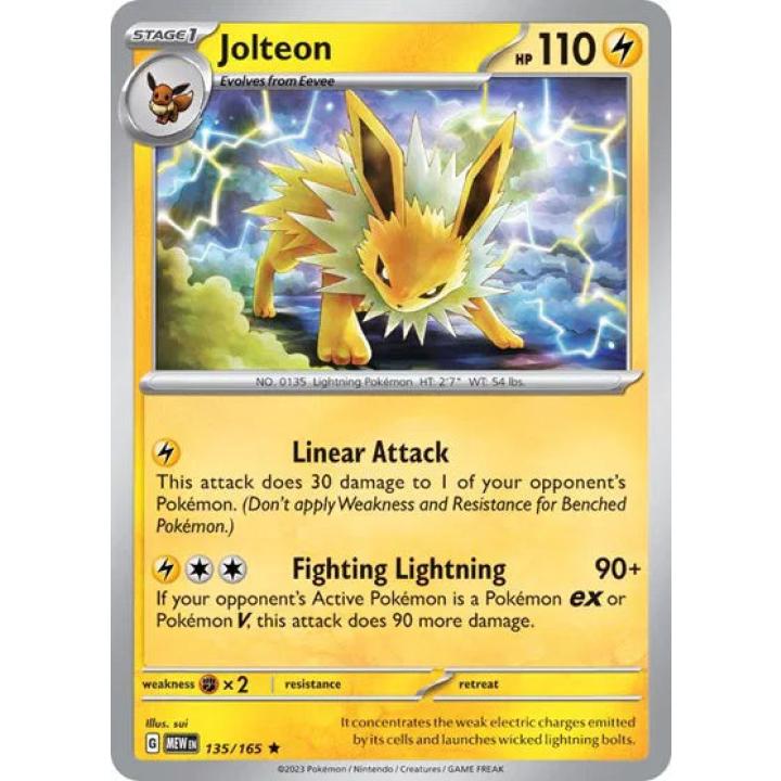Jolteon 135/165 - Scarlet Violet 151 - Holofoil