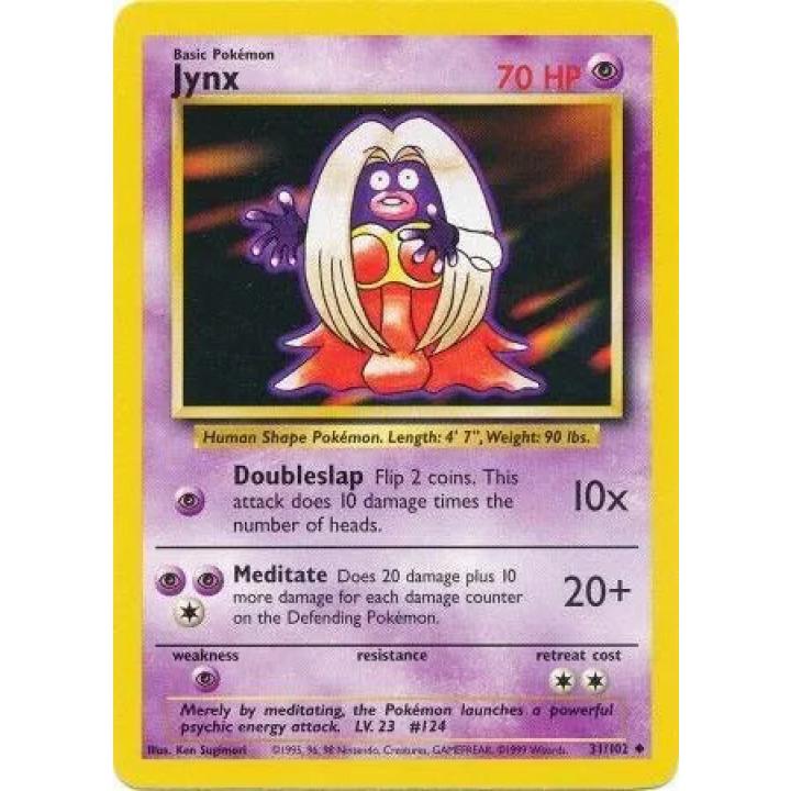 Jynx 31/102 - Base Set (Unlimited) - Normal