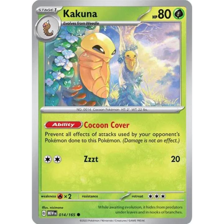 Kakuna 014/165 - Scarlet & Violet 151 - Reverse Holofoil