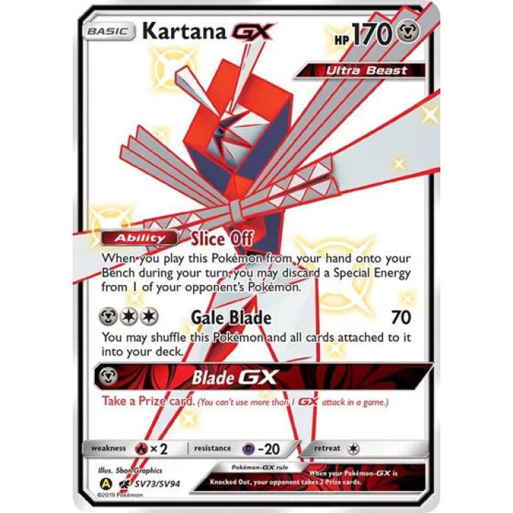 Kartana GX SV73/SV94  - Hidden Fates: Shiny Vault - Holofoil