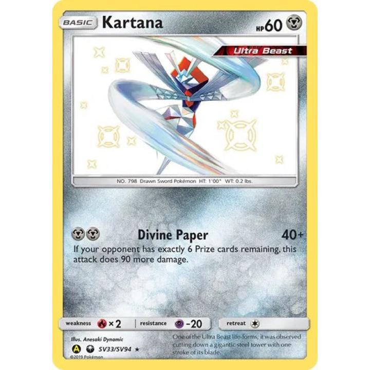 Kartana SV33/SV94 - Hidden Fates: Shiny Vault - Holofoil
