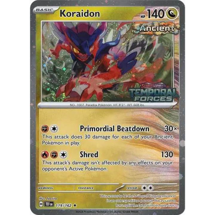 Koraidon 119/162 - Scarlet & Violet Promo - Holofoil (sealed)
