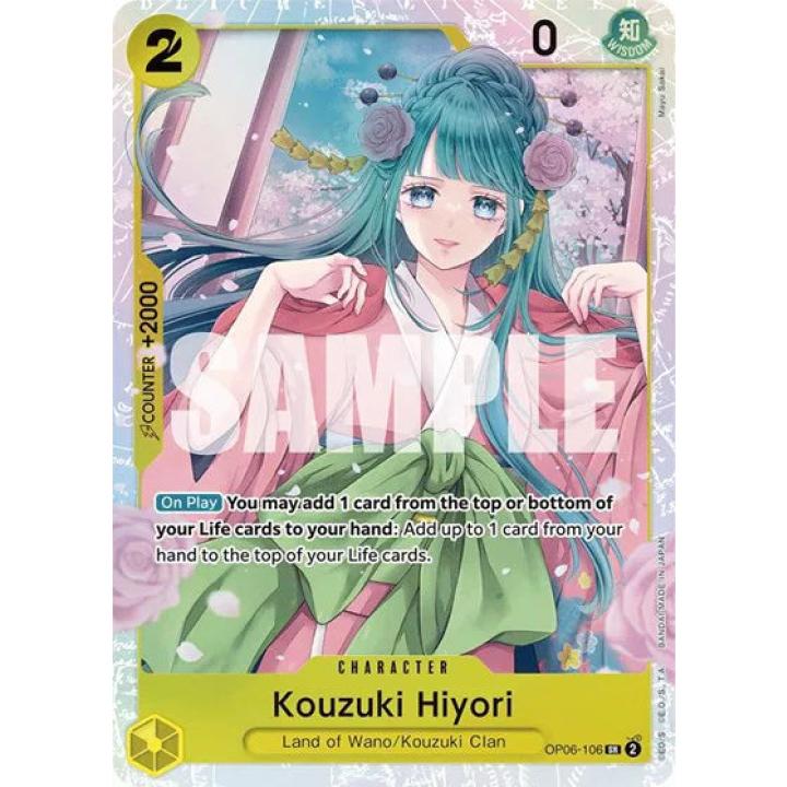 Kouzuki Hiyori OP06-106 - Wings of the Captain - Foil