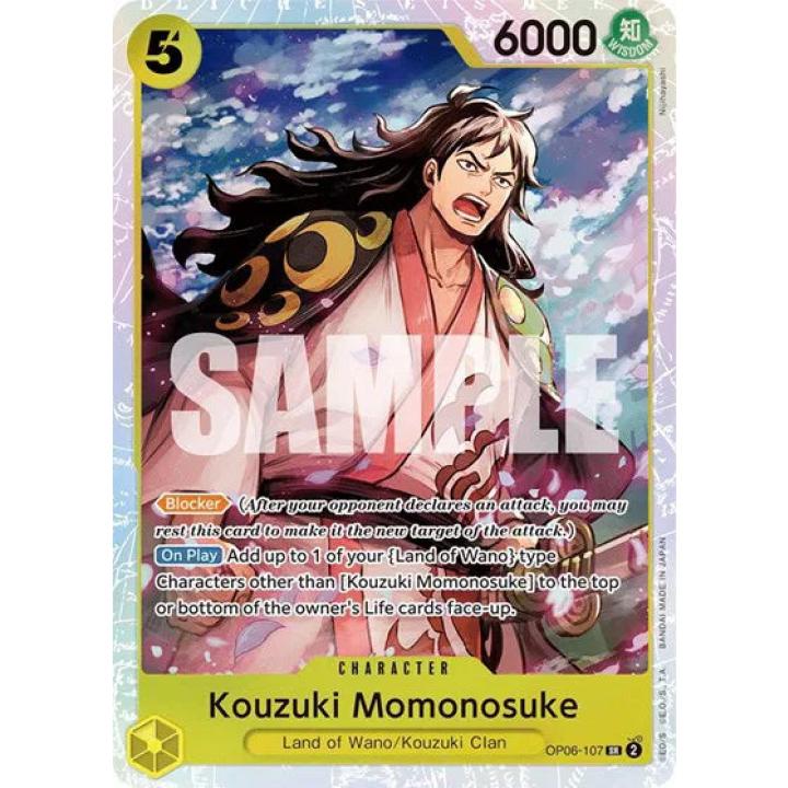 Kouzuki Momonosuke OP06-107 - Wings of the Captain - Foil