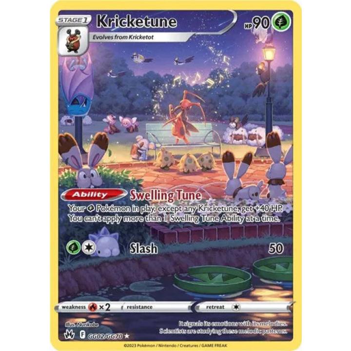 Kricketune GG02/GG70 - Crown Zenith: Galarian Gallery - Holofoil