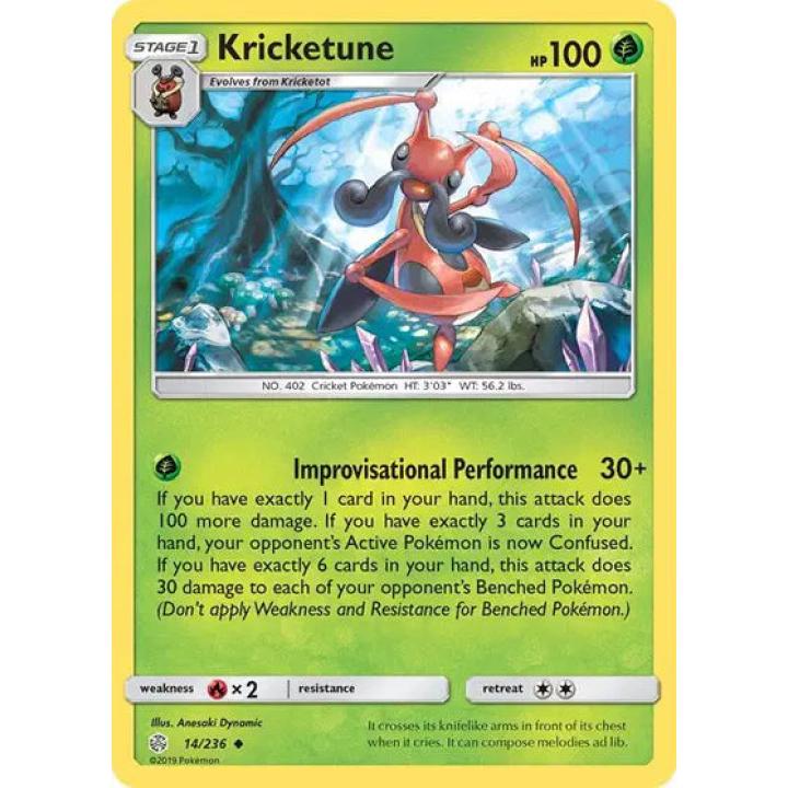 Kricketune 14/236 - Cosmic Eclipse - Reverse Holofoil