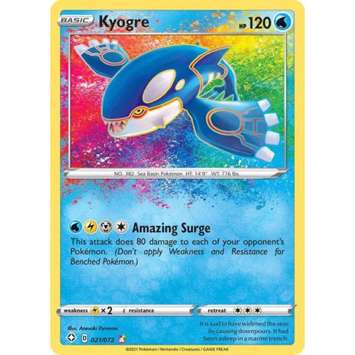 Kyogre 021/072 - Shining Fates - Holofoil