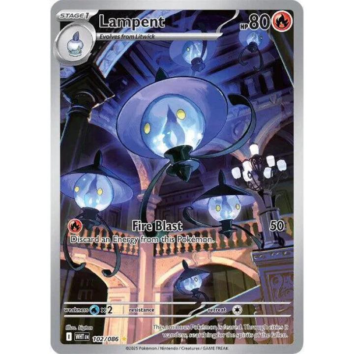 Lampent 102/086 – White Flare – Holofoil