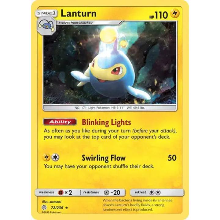 Lanturn 72/236 - Cosmic Eclipse - Reverse Holofoil