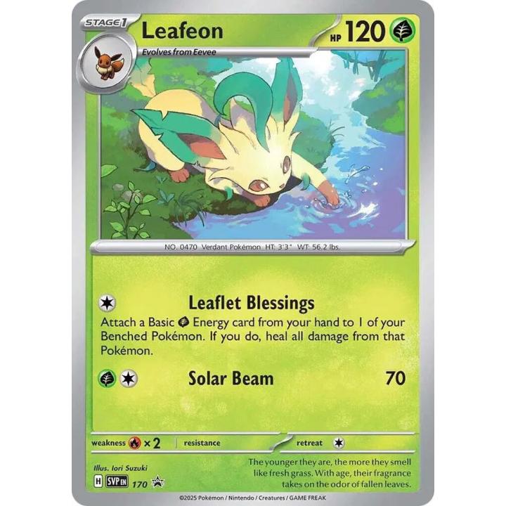 Leafeon 170 - Scarlet & Violet Promo - Cosmos Holo