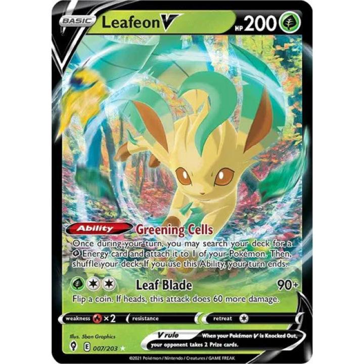 Leafeon V 007/203 - Evolving Skies - Holofoil