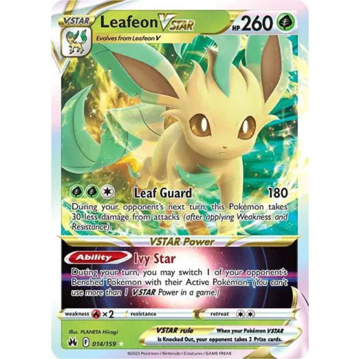 Leafeon VSTAR 014/159 - Crown Zenith - Holofoil
