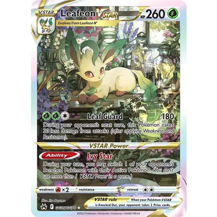 Leafeon VSTAR GG35/GG70 - Crown Zenith: Galarian Gallery - Holofoil