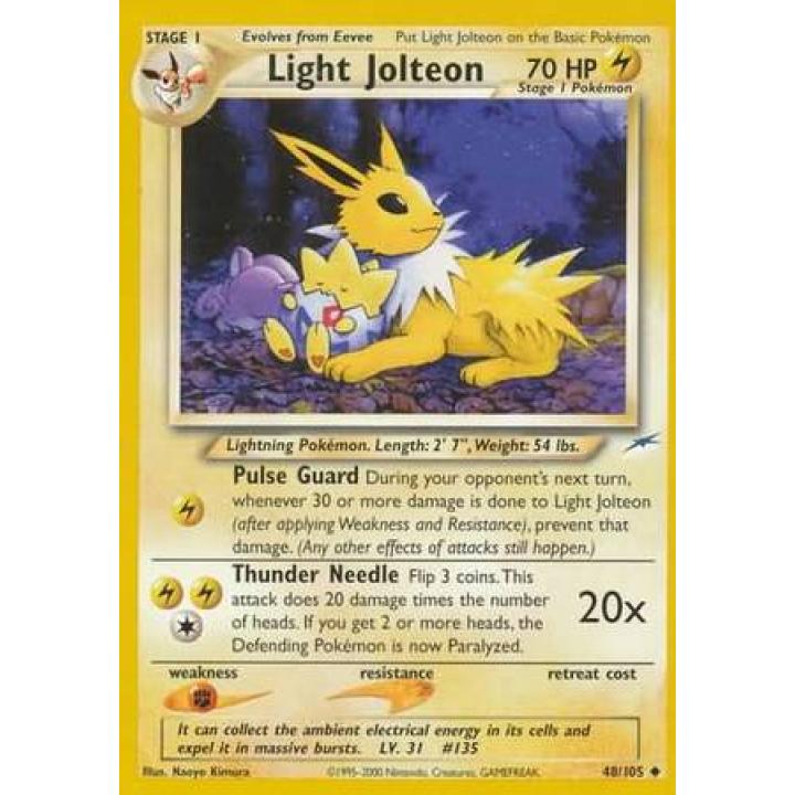 Light Jolteon 48/105 - Neo Destiny (Unlimited) - Normal
