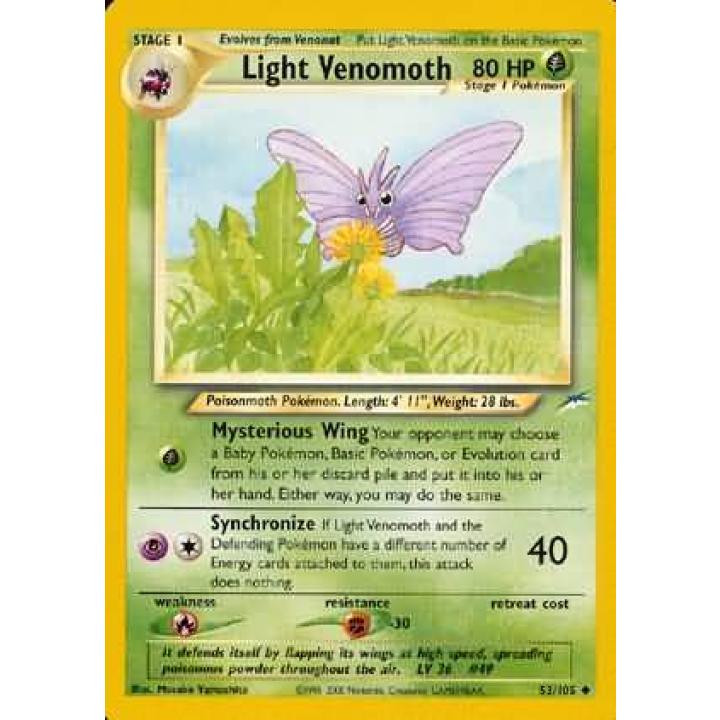 Light Venomoth 53/105 - Neo Destiny (Unlimited) - Normal
