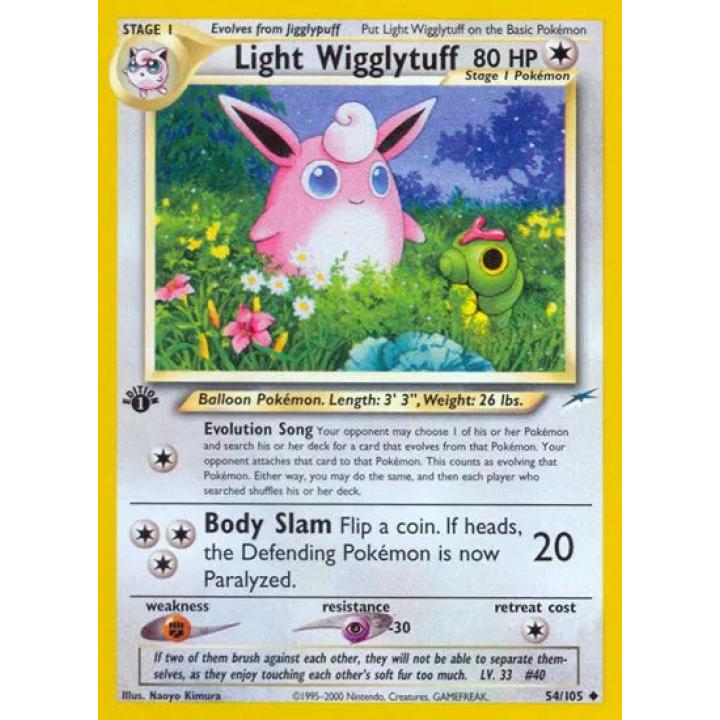 Light Wigglytuff 54/105 - Neo Destiny (1st Edition) - Normal