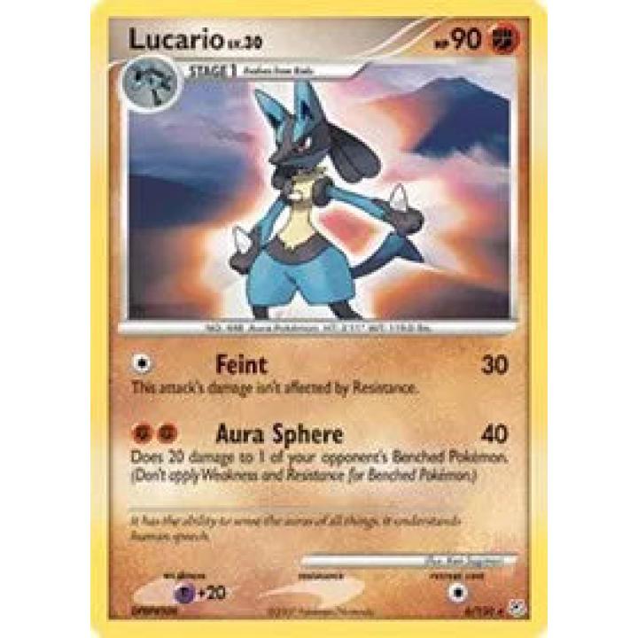 Lucario Lv.30 6/130 - Diamond and Pearl Promos - Holofoil