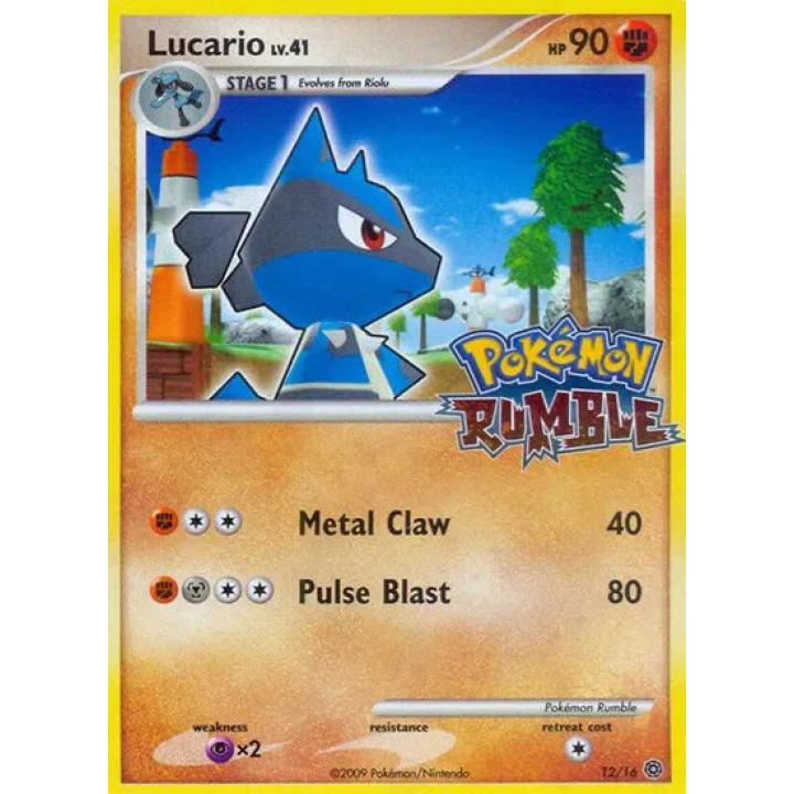 Lucario Lv.41 12/16 - Rumble - Holofoil