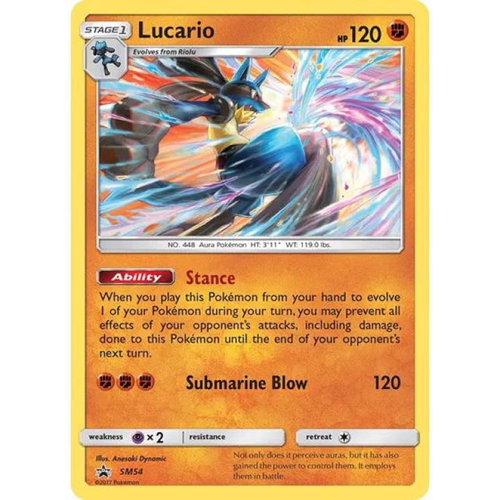 Lucario SM54 - Sun & Moon Promo - Holofoil