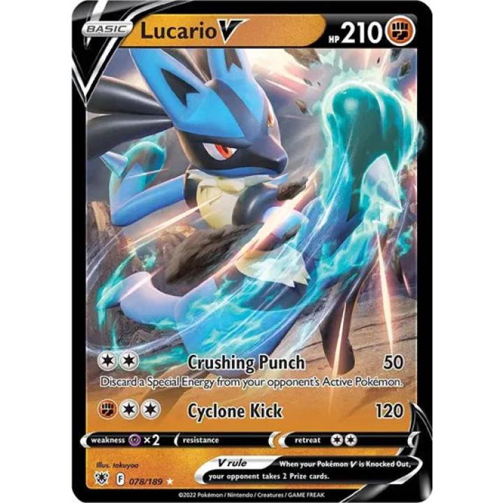 Lucario V 078/189 - Astral Radiance - Holofoil