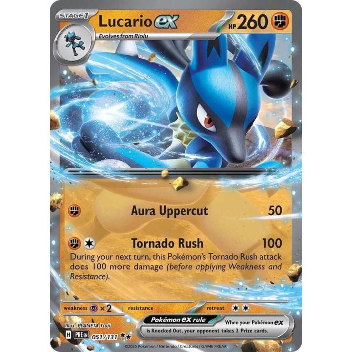 Lucario ex 051/131 - Prismatic Evolutions - Holofoil