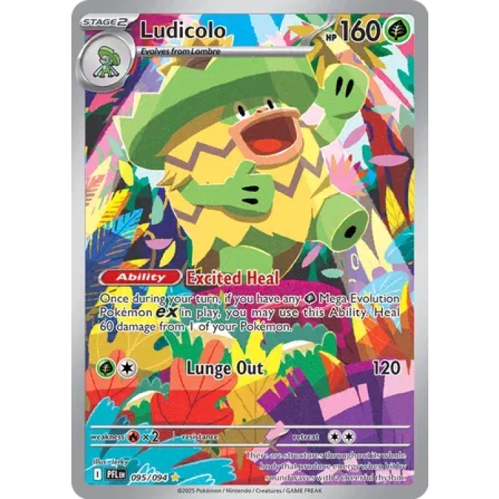 Ludicolo 095/094 - Phantasmal Flames - Holofoil