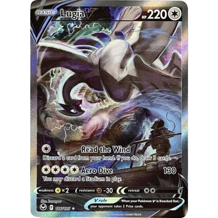 Lugia V 186/195 - Silver Tempest - Holofoil