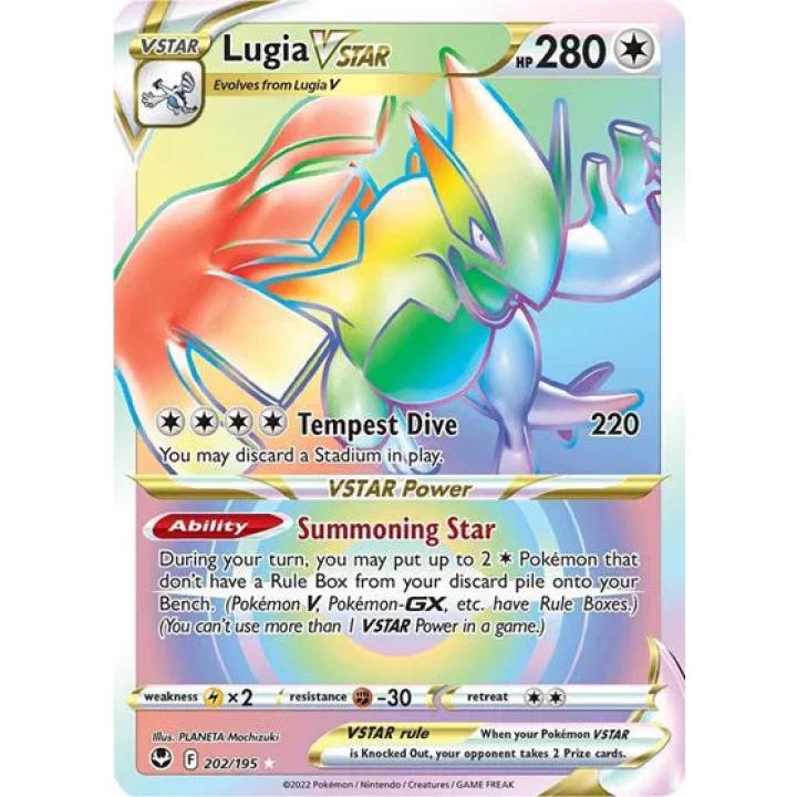Lugia VSTAR 202/195 - Silver Tempest - Holofoil