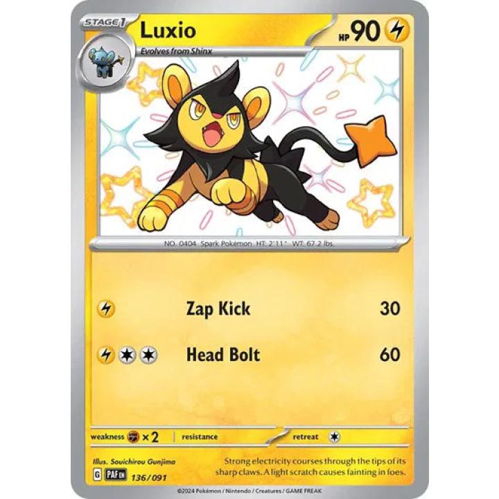 Luxio 136/091 - Paldean Fates - Holofoil
