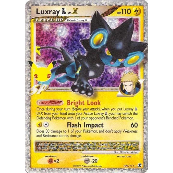 Luxray GL LV.X 109/111 - Celebrations: Classic Collection - Holofoil