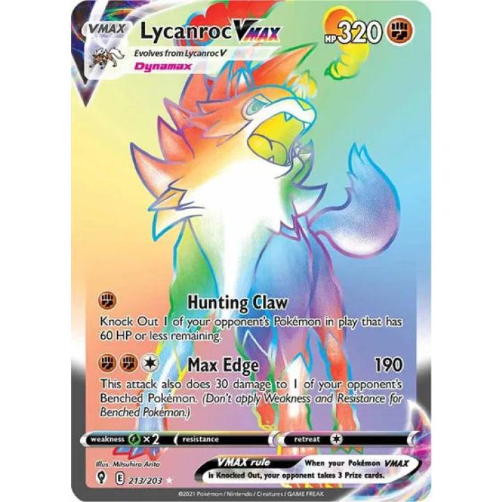 Lycanroc VMAX 213/203 - Evolving Skies - Holofoil