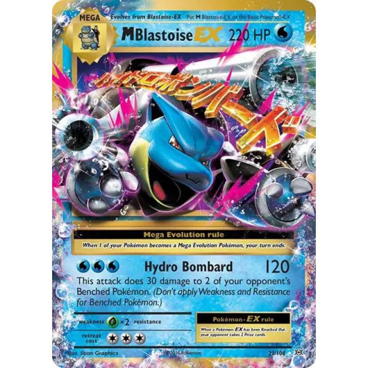 M Blastoise ex 22/108 - Evolutions - Holofoil