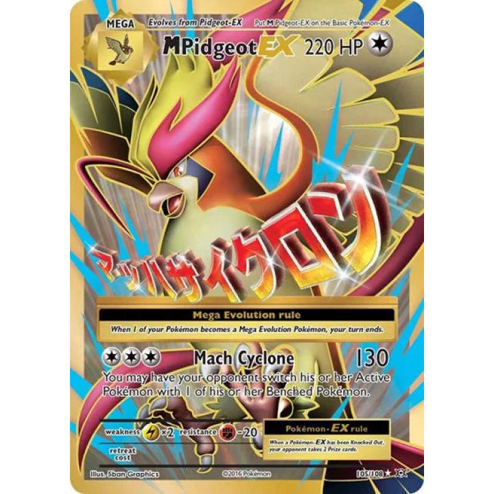 M Pidgeot EX 105/108 - Evolutions - Holofoil