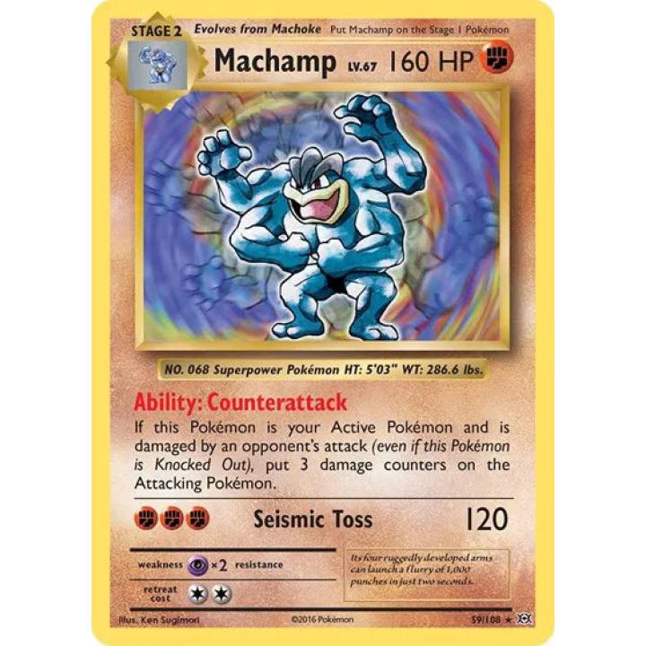 Machamp 59/108 - Evolutions - Holofoil