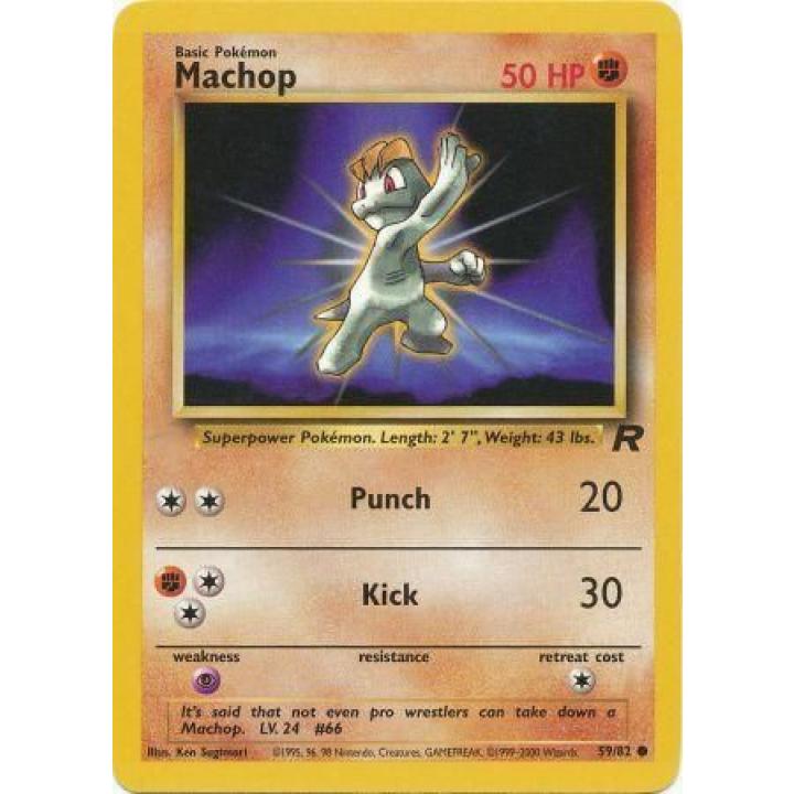 Machop 59/82 - Team Rocket (Unlimited) - Normal