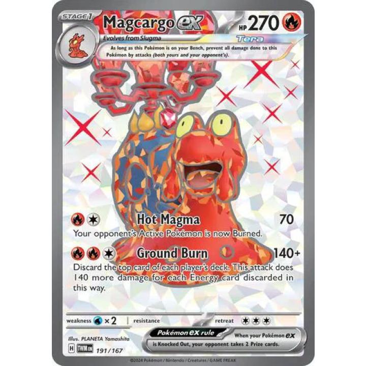 Magcargo ex 191/167 - Twilight Masquerade - Holofoil