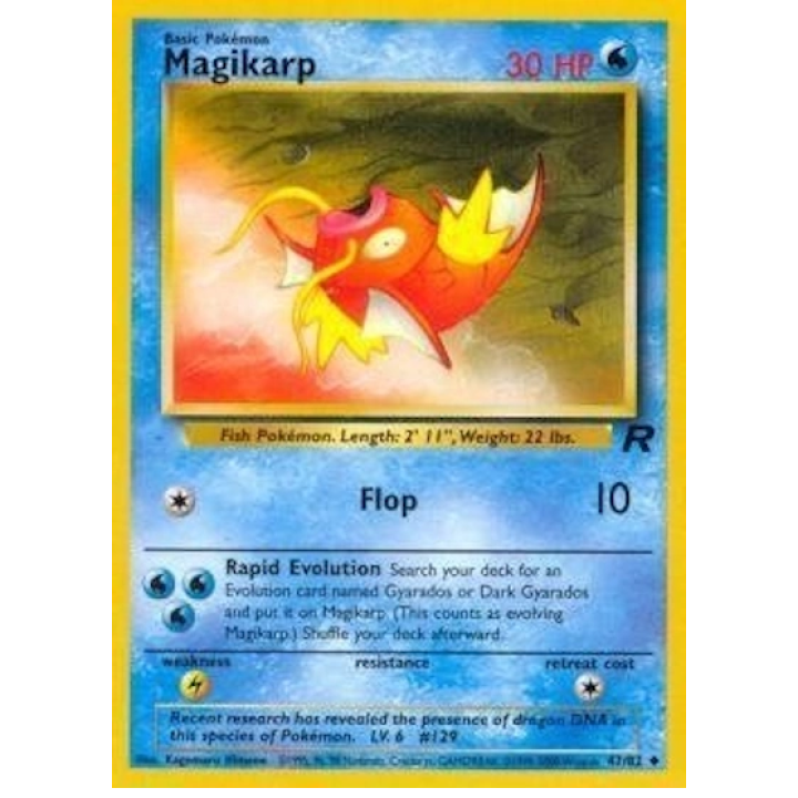 Magikarp 47/82 - Team Rocket (Unlimited) - Normal