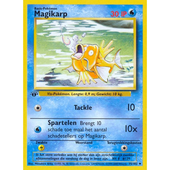 Magikarp (NL) 35/102 - Base Set (1st Edition) - Normal