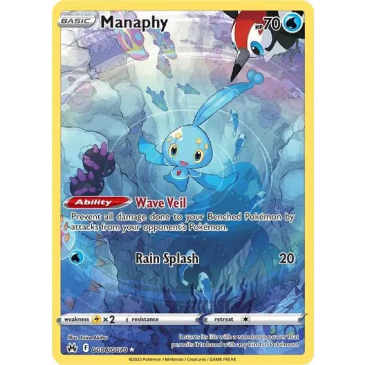 Manaphy GG06/GG70 - Crown Zenith: Galarian Gallery - Holofoil