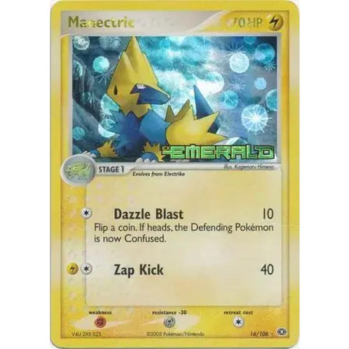 Manectric 16/106 - EX Emerald - Reverse Holofoil