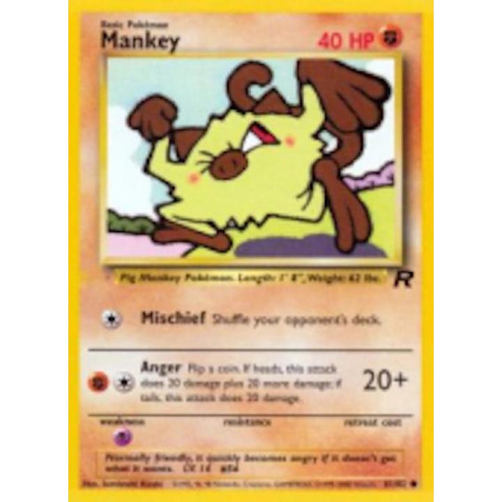 Mankey 61/82 - Team Rocket (Unlimited) - Normal