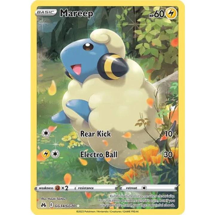 Mareep GG34/GG70 - Crown Zenith: Galarian Gallery - Holofoil