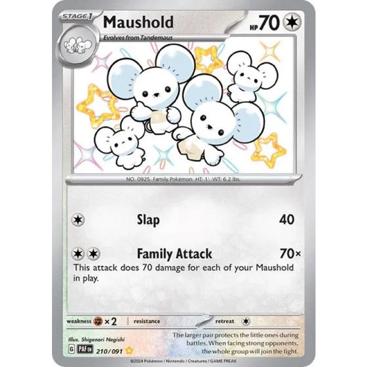 Maushold 210/091 - Paldean Fates - Holofoil
