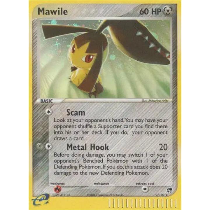 Mawile 9/100 - EX Sandstorm - Reverse Holofoil