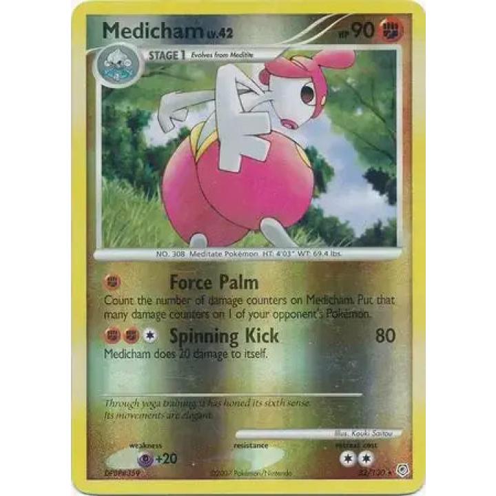 Medicham Lv.42 32/130 - Diamond & Pearl - Reverse Holofoil